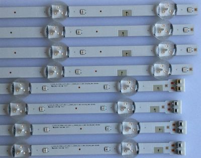 KIT DE LEDS PARA TV SAMSUNG ORIGINAL 8 PIEZAS / NUMERO DE PARTE 38526A / 38527A / S_5J52_50FC0M_5_RIGHT_REV1.1_150605 / 2015 SVS50 FHD FCOM L5 REV2.2 160925 LM41-00361A / 2015 SVS50 FHD FCOM R5 REV2.2 16025 LM41-00362A / MODELOS UN49M5000 / UA49J5200 - Imagen 2