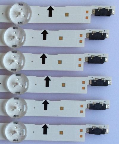KIT DE LED'S PARA TV (12 PIEZAS) / SAMSUNG / BN96-41386A / BN96-41387A / 41386A / 41387A / SAMSUNG_2014VS55_3228_R05_REV1.1_140111NHF / LM41-00099G / CEM-3-N 009S4 08 / PANEL CY-GJ055BGAVWH / ( MODELOS EN DISCRIPCIÓN ) - Imagen 4