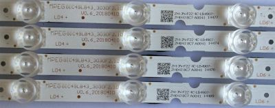 KIT DE LED'S PARA TV (4 PIEZAS) / TCL /  MPEGGIC49LB43_3030F2.1D Z / M-JN-F22 4C-LB4907 / VO.6_20180410 / MODELO 49S325 - Imagen 2