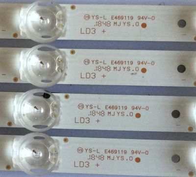 KIT DE LED'S PARA TV (4 PIEZAS) / TCL /  MPEGGIC49LB43_3030F2.1D Z / M-JN-F22 4C-LB4907 / VO.6_20180410 / MODELO 49S325 - Imagen 4