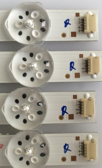 KIT DE LED´S PARA TV ( 4 PIEZAS ) / SCEPTRE / BMP2V0 / 06-50F6-4X8-3030-0D35-170921 / YF-K51M004JL8D-1001 / 261501000030 / 2301050F / MODELO H50 - Imagen 2