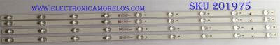 KIT DE LED'S PARA TV (4 PIEZAS) / LBM500M0901-HV-5(0) / 9AP A60RB 00BH3C / E 9M94 0000 / PANEL V500DJ6-D03 / MODELO D50X-G9