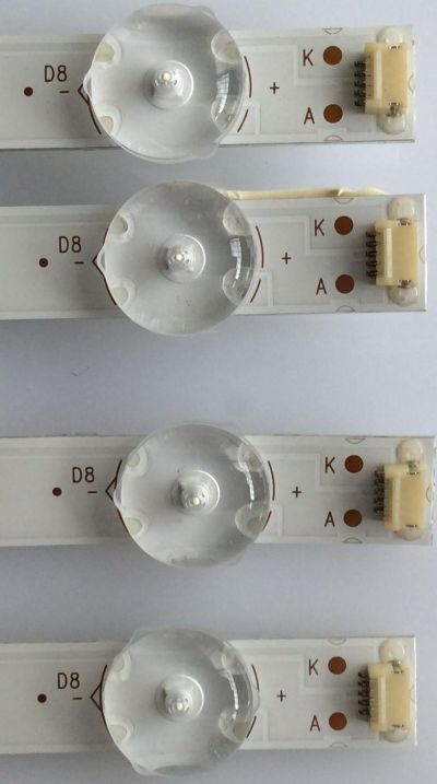 KIT DE LED'S PARA TV (4 PIEZAS9 / SCEPTRE / 303HK500040 / HK50D08-ZC22AG-11 / BMTC/HK500M19 / 2010049488-3 / PANEL HK495WLEDM-DH1 / W50 - Imagen 4