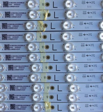 KIT DE LED'S PARA TV VIZIO (28 PIEZAS) / NUMERO DE PARTE LBM550P0205-ET-5 / LBM550P0205-EW-5 / 210BZ09DL43030M11E / 210BZ09DR43030M11E / EVTLBM550P0205-ET-4(L) / LBM550P0205-ET-5(L)(5) / LBM550P0205-EW-5(R)(5) / PANEL TPT550U2-EQLSJA.G / MODELO P55-C1 - Imagen 5