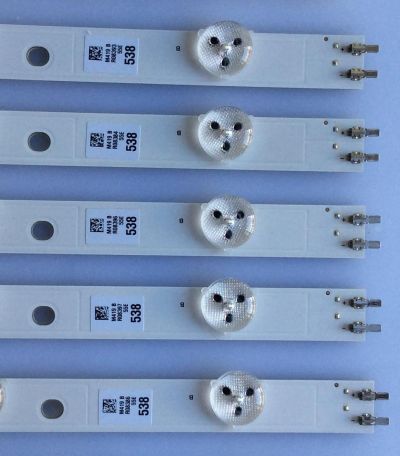 KIT DE LED'S PARA TV / SAMSUNG / BN96-21482A / BN96-21481A / 55-3535LED-98EA-R / 55-3535LED-98EA-L / D1GE-550CB-R2 / PANEL LTJ550HJ07-V / MODELO UN55EH6050F / NOTA IMPORTANTE : KIT CUENTA ORIGINALMENTE 14 PIEZAS ((INCOMPLETO 12PIEZAS))       - Imagen 2