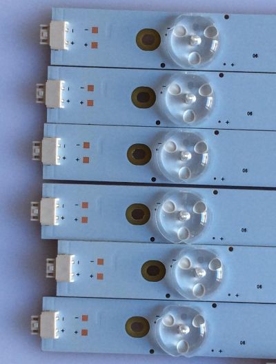 KIT DE LED'S PARA TV  HITACHI / (12 PIEZAS)  / 50C2000 / KHP200537A / LB-C500F13-E2-L-G1-LD6 / MX-50010012-3C572-0-1-499 / PANEL C500FBEZ-A / MODELO LE50H508 - Imagen 2