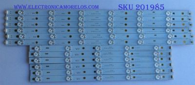 KIT DE LED'S PARA TV  HITACHI / (12 PIEZAS)  / 50C2000 / KHP200537A / LB-C500F13-E2-L-G1-LD6 / MX-50010012-3C572-0-1-499 / PANEL C500FBEZ-A / MODELO LE50H508