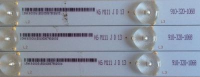 KIT DE LED PARA TV (3 PIEZAS) / ELEMENT / 910-320-1068 / MS-L0927 V3 / K6 M111 J D 13 / PANEL T320-0DX-DLED / MODELO ELEFW328 - Imagen 2