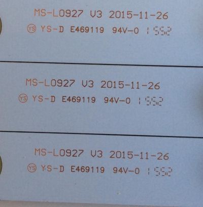 KIT DE LED PARA TV (3 PIEZAS) / ELEMENT / 910-320-1068 / MS-L0927 V3 / K6 M111 J D 13 / PANEL T320-0DX-DLED / MODELO ELEFW328 - Imagen 3