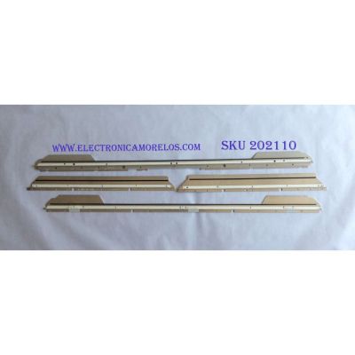 KIT DE LED'S PARA TV (4 PIEZAS) / SAMSUNG / D191102A0 / LJ64-01765B / LJ64-01764B / LJ64-01762B / LJ64-01763B / PANEL LTF460HG06 /  MODELO UN46B8000XF