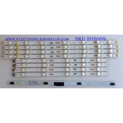 KIT DE LED'S PARA TV ( 8 PIEZAS) / SAMSUNG / BN96-39781A / BN96-39782A / 39781A / 39782A / S_KU6K_43_FL30_L7 / LM41-00268A  PANEL'S  CY-GM043HGAV1H / CY-GK043HGAV2V / CY-GK043HGAV2H / (MODELOS EN DISCRIPCIÓN)