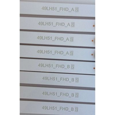 KIT DE LED'S PARA TV (8 PIEZAS) / LG / 49LH51_FHD_B / SSC_49INCH_FHD_B_REV00_150924 / PANEL NC490DUE-ABEX1 / MODELOS 49LH570A-UE / 49LJ5100-UC - Imagen 3