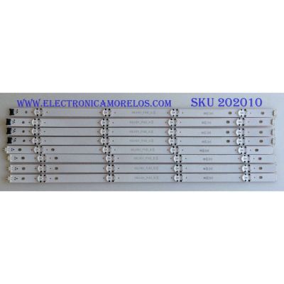 KIT DE LED'S PARA TV (8 PIEZAS) / LG / 49LH51_FHD_B / SSC_49INCH_FHD_B_REV00_150924 / PANEL NC490DUE-ABEX1 / MODELOS 49LH570A-UE / 49LJ5100-UC