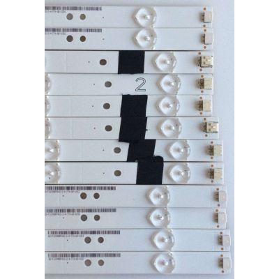 KIT DE LED'S PARA TV (12 PIEZAS) / SHARP / IC-D-VZAA48D377A / IC-C-VZAA48D377A / IC-D-VZAA48D377D / IC-D-VZAA48D377B / IC-C-VZAA48D377C / PANEL LSC480HN05.R01 / MODELO LC48LE551U - Imagen 2