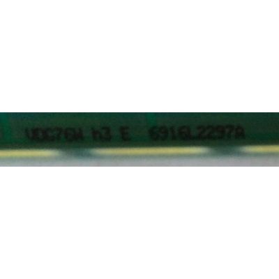 LED PARA TV LG / NUMERO DE PARTE 6922L-0151A / 6916L-2297A / 6916L-2298A / 6916L2297A / 6916L2298A / PANEL LC490EGE (FH)(M1) / MODELO 49UF6490-UB - Imagen 2