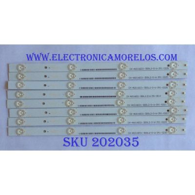 KID DE LED'S PARA TV ( 8 PIEZAS ) / INSIGNIA / 460TA21 V0 / CX-46S16E01-3DDL2-0-W / MODELO 46''