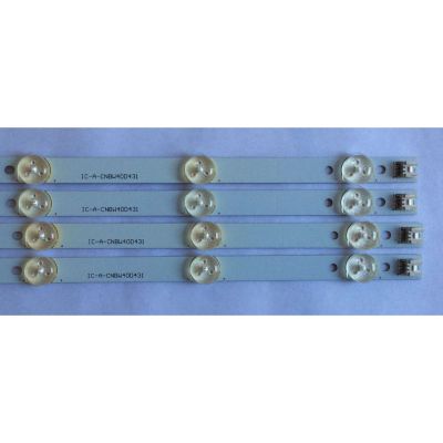 KIT DE LED´S PARA TV ( 4 PIEZAS ) /  Element, Westinghouse /  IC-A-CNBW40D431 / DY-01E340369 / 4640CL066 / 21002542 / PANEL 72001873 / MODELO ELEFW408 D1400 - Imagen 4