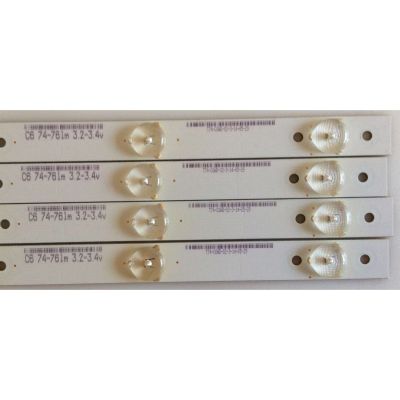 KIT DE LED´S PARA TV ( 4 PIEZAS ) / SEIKI / IC-B-CNCF40D437 / C6 74-761m 3.2-3.4v / PANEL LSC400HN01-G01 / MODELO SE40FY27A - Imagen 3