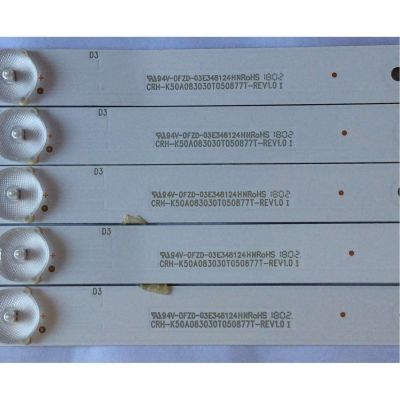 KIT DE LED'S PARA TV ( 5 PIEZAS ) / SCEPTRE / CRH-K50A083030T050877T-REV1.0 / L05Y166J52DCAF816K / 8149010650017 / 210376 / MODELO CN50GN7387 - Imagen 2