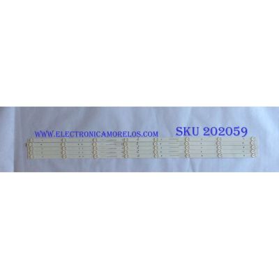 KIT DE LED'S PARA TV ( 5 PIEZAS ) / SCEPTRE / CRH-K50A083030T050877T-REV1.0 / L05Y166J52DCAF816K / 8149010650017 / 210376 / MODELO CN50GN7387
