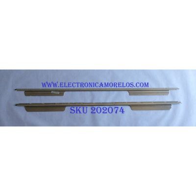 KIT DE LED'S PARA TV (2 PIEZAS)  / SONY / SLS55_5630_SONY_240_1D_REV_100218 / LJ64-02437A / LJ64-02438A / D000510A0 / D000506A0 / PANEL LTY550HQ02 / MODELO KDL-55HX800 / 1.24M / 