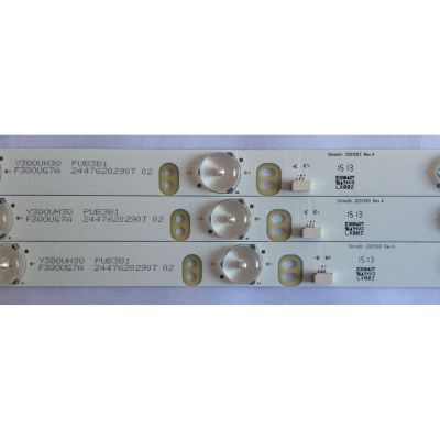 KIT DE LED´S PARA TV ( 3 PIEZAS ) / INSIGNIA / 2D01593 REV.A / LX002 / E306427 / Y3Q0UH3Q / F3Q0UG7A / PUB3B1 / 2447620290T / MODELO  NS-32D420NA16  - Imagen 2