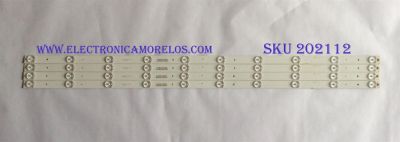 KIT DE LED´S PARA TV ( 4 PIEZAS ) / HITACHI / SJ.BK.D4001001-2835AS-F / 1.14.FD400006 / MODELO LE40A3 