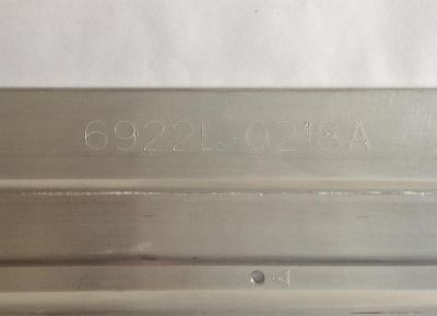 LED PARA TV (1 PIEZA) / LG / 6922L-0218A / PANEL LC550EQH(DK)(M1) / MODELO 55SJ8500-UB / 1.20M X 12CM / - Imagen 2