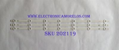 KIT DE LED´S PARA TV ( 3 PIEZAS ) / LG / 6916L-1399A / 6916L-1400A / 32" V13 CDMS REV1.0 1 A1-TYPE / PANEL  LC320DXE-SFR5, LC320DXE-SGR / MODELO 32LN520B-UM BUSQLHR 