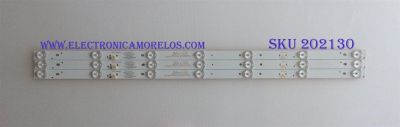 KIT DE LED´S PARA TV ( 3 PIEZAS ) / SAMSUNG / 303GC320045 / GC32D07-ZC21FG-24 / PANEL BOEI320WX1 / MODELO UN32J4000CFXZA BZ01