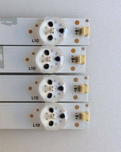 KIT DE LED´S PARA TV ( 4 PIEZAS ) / INSIGNIA / JL.D490A1330-003BS-M / 1172315 17B F5 C 30 B1 N170826 / PANEL JHD490N2F81 / MODELO NS-49D420NA18  - Imagen 4