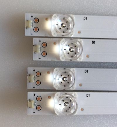 KIT DE LED´S PARA TV ( 4 PIEZAS ) /  HISENSE / CRH-BK50S1U51S3030T040979G-REV1.0 B / M13AY162J21D82R-B1 / 213417 / PANEL V500DJ6-QE1 / MODELO 50H6E - Imagen 2