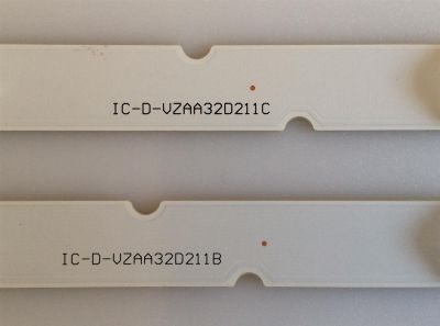 KIT DE LED'S PARA TV / VIZIO / IC-D-VZAA32D211B / IC-D-VZAA32D211C / 98101022101 / 98101022102 / MODELOS E390-BO LA / E390-B0 LAQ8PSBQ / E320i-B0 LAQRPKCP / NOTA IMPORTANTE : KIT CUENTA ORIGINALMENTE 3  PIEZAS ((INCOMPLETO 2  PIEZAS))         - Imagen 2