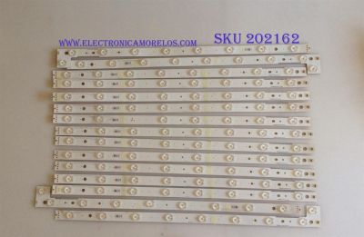 KIT DE LED'S PARA TV / VIZIO / LM41-00118C / SAMSUNG_2015TWI550_M55_3228_A08_REV1.2_150305 / PANEL LSC550FN04-C01 / MODELO M55-C2 / NOTA IMPORTANTE : KIT CUENTA ORIGINALMENTE 16  PIEZAS ((INCOMPLETO 15  PIEZAS))        