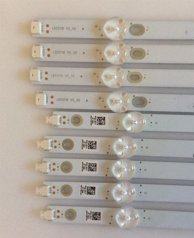 KIT DE LED'S PARA TV (9 PIEZAS) / VIZIO / 09810108CD01 / LB55118 V0_00 / PANEL LSC550FN11-801 / MODELO D55-E0 - Imagen 3