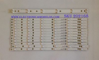 KIT DE LED'S PARA TV (12 PIEZAS) / VIZIO / LB-PF3030-GJVIZIO5012X6AH32-H / 210BZ06D04334DL02X / L8T48V6ZAE00 / MODELO D50-E1