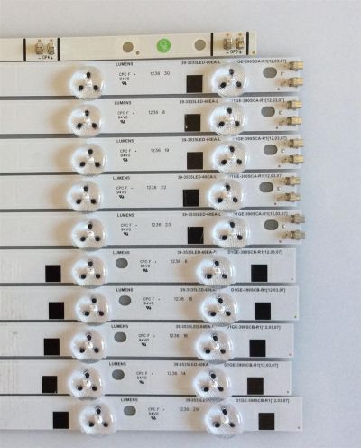 KIT DE LED'S PARA TV (10 PIEZAS) / SAMSUNG / 39-3535LED-60EA-L / 39-3535LED-60EA-R / D1GE-390SCA-R1 / D1GE-390SCA-R1 / PANEL DE390BGM-C3 / MODELO 39" - Imagen 2