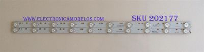 KIT DE LED'S PARA TV (2 PIEZAS) / SCEPTRE / KB-FR-4 / LE-600 / CA22PGHBYZF6A / PANEL CN32HB521 / MODELO E32