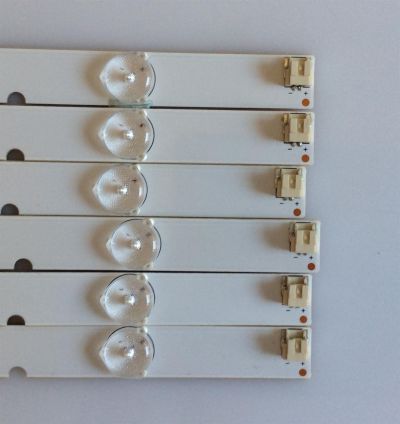 KIT DE LED'S PARA TV ( 6 PIEZAS ) / IC-A-VZAA39D265B1 / PANEL T390HVN04.0 / MODELO E390I-B0 - Imagen 2