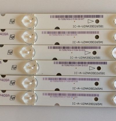 KIT DE LED'S PARA TV ( 6 PIEZAS ) / IC-A-VZAA39D265B1 / PANEL T390HVN04.0 / MODELO E390I-B0 - Imagen 3