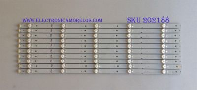 KIT DE LED'S PARA TV (10 PIEZAS) / INSIGNIA / 2015CHI550 / 2015CHI550 FCOM 05 E33 15 REV1.0 15117 / LM41-00213A / MODELO NS-55D420NA18 
