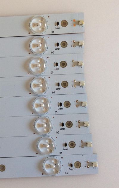 KIT DE LED´S PARA TV ( 8 PIEZAS ) / HITACHI / LB42030  V0  20140123 / LB-M420F13-E1-L-G1-LD2 / MODELO LE42H508  - Imagen 4