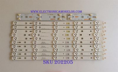 KIT DE LED´S PARA TV (10 PIEZAS) / SONY / SAMSUNG 2013SONY40B 3228 05 REV1.0 130927 / CEM-3-N 047 / PANEL NS4F400DND01 / MODELO KDL-40W600B 