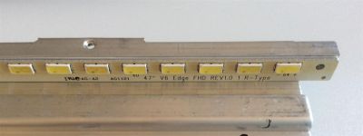 KIT DE LED'S PARA TV JVC ((2 PIEZAS)) / NUMERO DE PARTE 3660L-0393 / 47" V6 EDGE FHD REV1.0 / PANEL LC470EUH (RD)(M1) / MODELO JLE47BC3001 / M470SV LAQKJYAM - Imagen 2