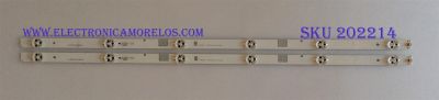 KIT DE LED'S PARA TV HISENSE  (2 PIEZAS) / JL.D32061330-003BS-M / 1166926 / N170307 / PANEL JHD315N2H81-B1QL / JHD315N2H81-QL\S0\FM\ROH / MODELO 32H3D / 32H5D