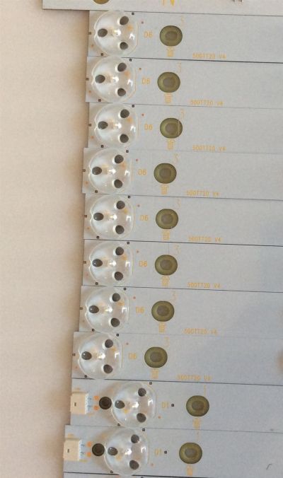 KIT DE LED´S PARA TV ( 16 PIEZAS ) / VIZIO / 500TT20  V4  /  500TT19   V4 / 4C544 / 500TT17  V4   / 500TT18  V4 / PANEL TPT500J1-HVN04 / MODELO E500I-B1  - Imagen 3