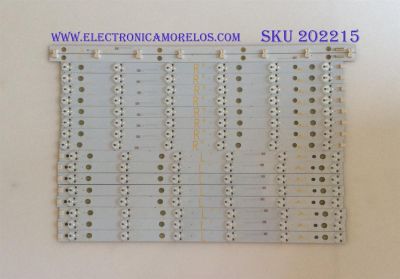 KIT DE LED´S PARA TV ( 16 PIEZAS ) / VIZIO / 500TT20  V4  /  500TT19   V4 / 4C544 / 500TT17  V4   / 500TT18  V4 / PANEL TPT500J1-HVN04 / MODELO E500I-B1 