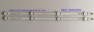 KIT DE LED´S PARA TV ( 2 PIEZAS ) / INSIGNIA / SVA240A23_REV03_4LED_15221 / SJH2P / AF134 