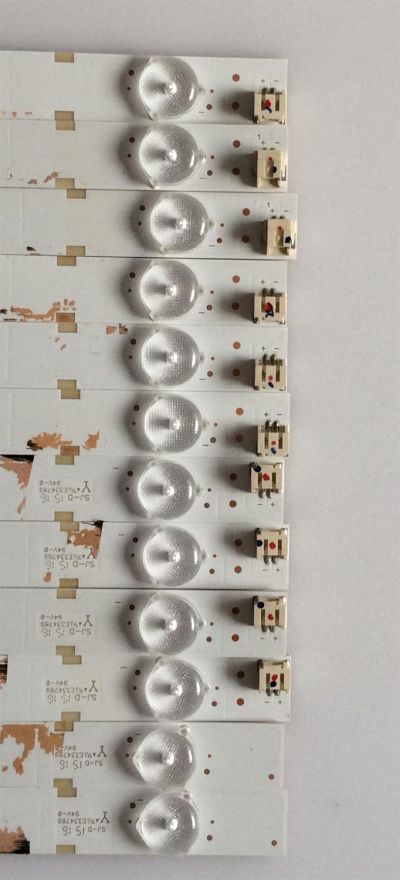 KIT DE LEDS PARA TV SHARP ORIGINAL 12 PIEZAS / NUMERO DE PARTE IC-A-VZAA55D584A / IC-A-VZAA55D584C / IC-A-VZAA55D584E / IC-A-VZAA55D584D / IC-A-VZAA55D584B / PANEL LSC550FN04-C01 / MODELO LC-55UB30U - Imagen 4