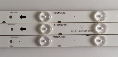 KIT DE LED'S PARA TV (3 PIEZAS) / JVC / IC-D-VZAA32D349A / 0981010221BE / IC-D-VZAA32D349B / 0981010221BF / IC-D-VZAA32D349C / 0981010221BG / PANEL 14Y-32VNB5SR2LV0-C / MODELO EM32FL - Imagen 4